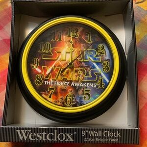 Vintage Star Wars clock